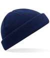 BB43R B43R Beechfield Recycled Mini Fisherman Beanie Oxford Navy colour image